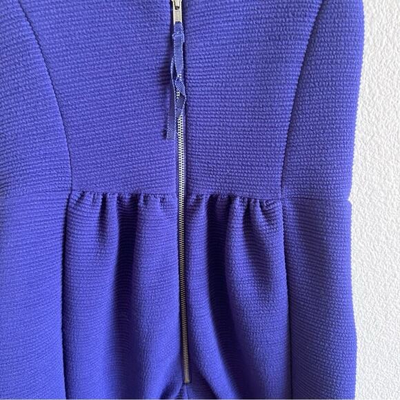 Anthro | Maeve Purple Ottoman Ribbed Sheath Dress - Picture 9 of 16